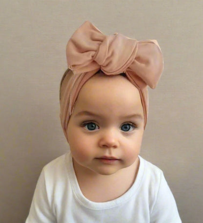 Children's DIY Milk Silk Big Bow Headband