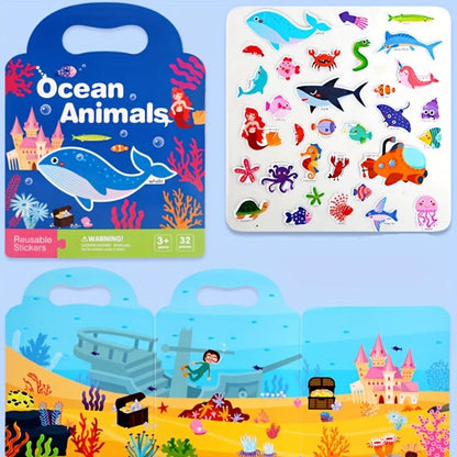 Reusable Sticker Books For Children Gift