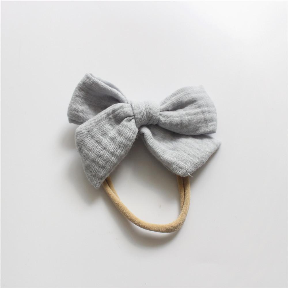 Baby Cotton Gauze Bow Hair Band Children's Hair Accessories