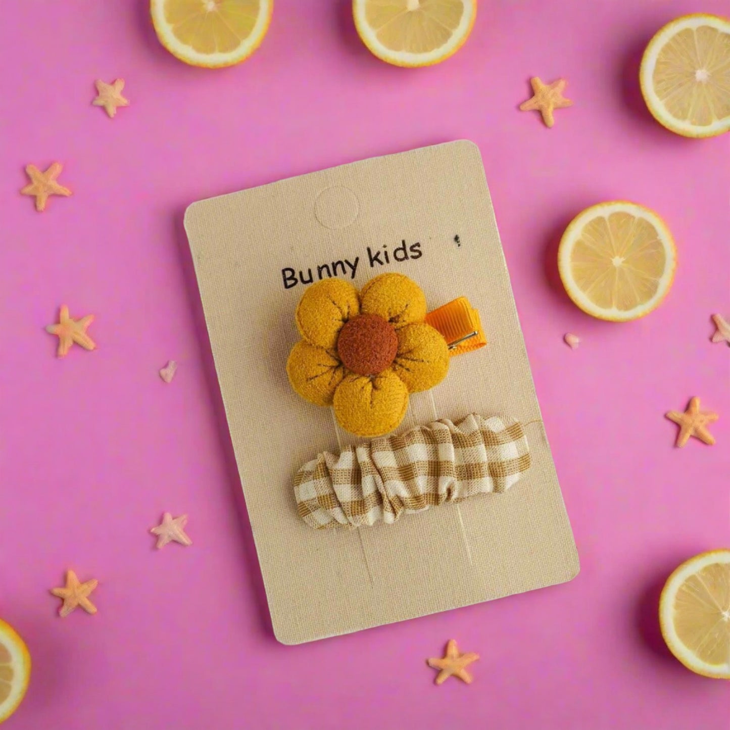 Children's Fabric Floral Hairpin