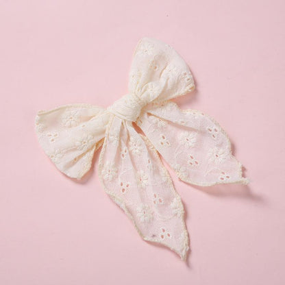 Children's Hollow Embroidered Hairpin