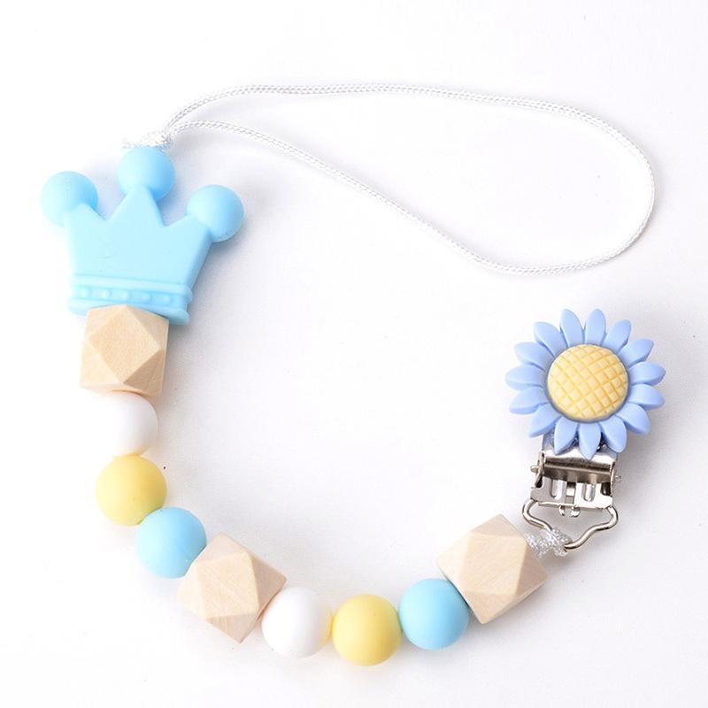 Baby Silicone Pacifier Clip Toy Anti-falling Chain