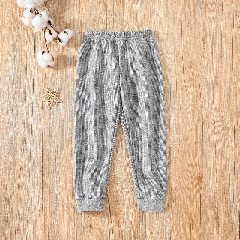 Children's Long Sleeve Jacket Pants Pullover Wear Two-Piece Set