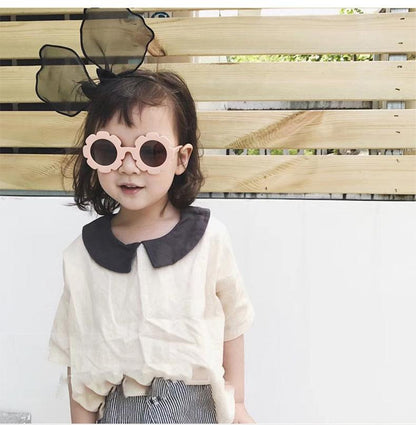 3PCS  New sunflower children's sunglasses wholesale