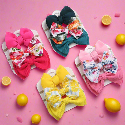 Children's Headdress Bow Hair Tie 3pcs/Set