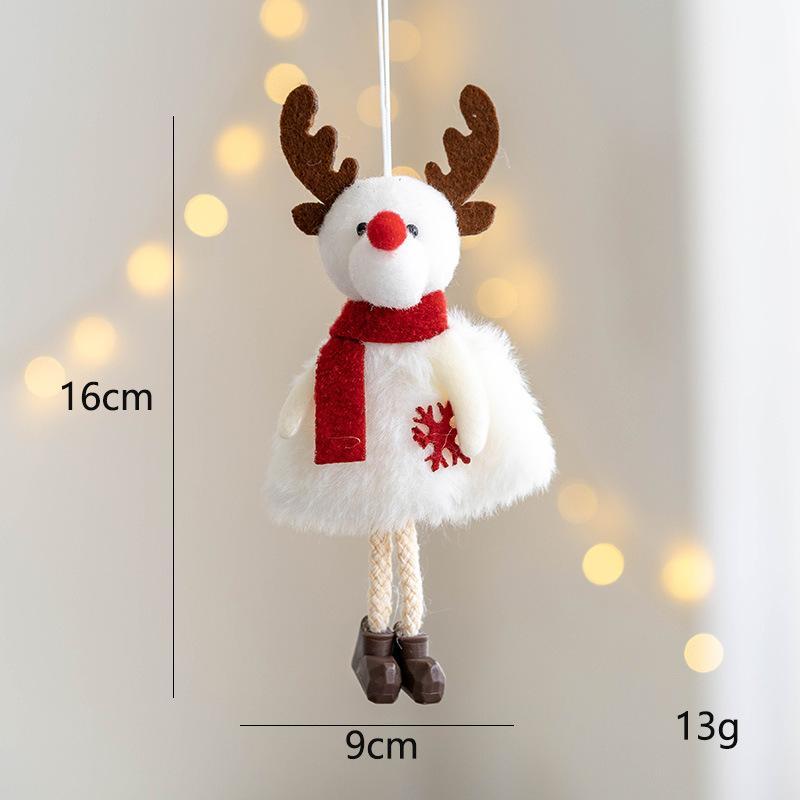 Plush Doll Fabric Christmas Tree Decoration Ornaments