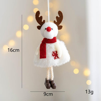 Plush Doll Fabric Christmas Tree Decoration Ornaments