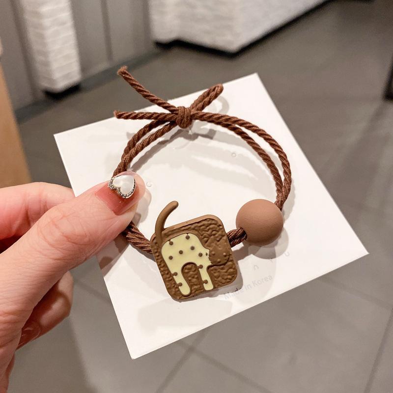 Bear Hair Ring Cartoon Hair Rope Set