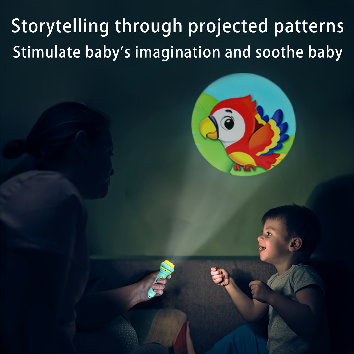 Children's Projection Flashlight, Educational Toy