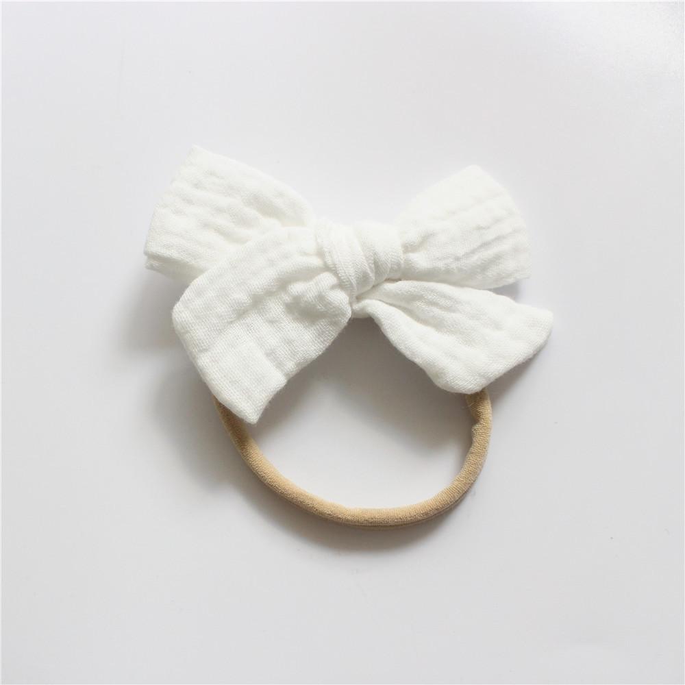 Baby Cotton Gauze Bow Hair Band Children's Hair Accessories