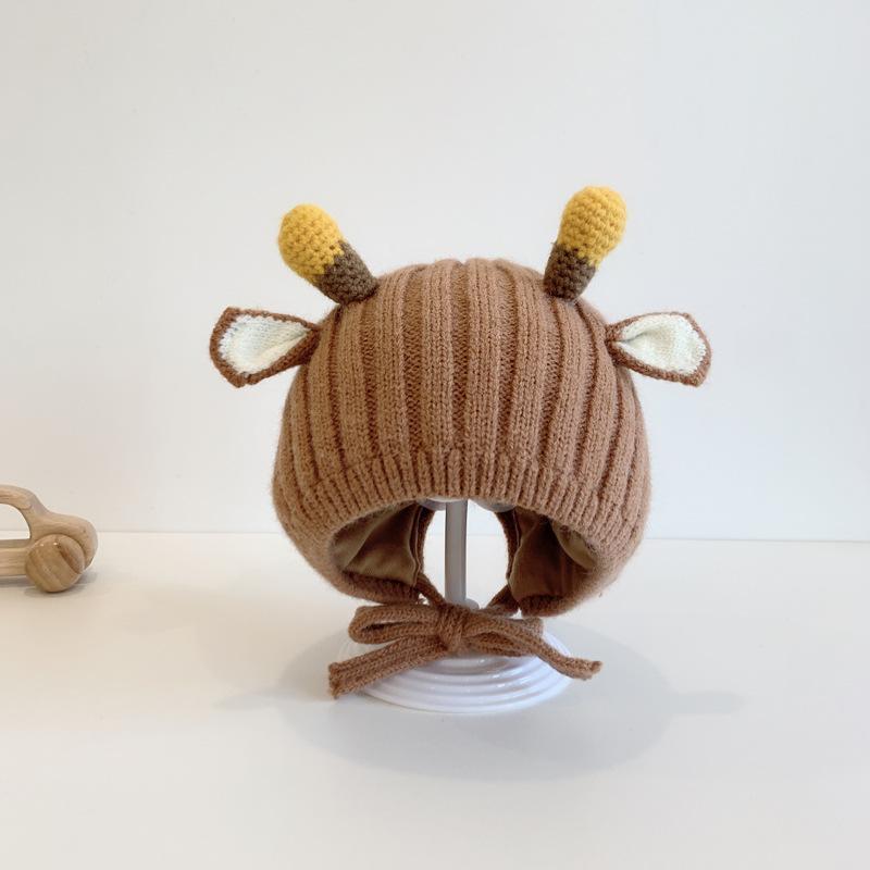 Baby Antler Ear Protection Hat Wool Hat