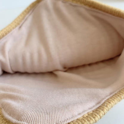 Solid Color Fuzz Ball Baby's Elastic Ear Protection Knit Hat