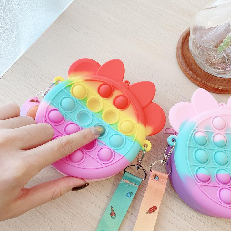 Bag Fingertip Crossbody Bag Bubble Decompression Toy