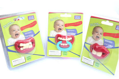 Funny Teeth Baby Silicone Nipple Funny Buck Tooth Pacifier