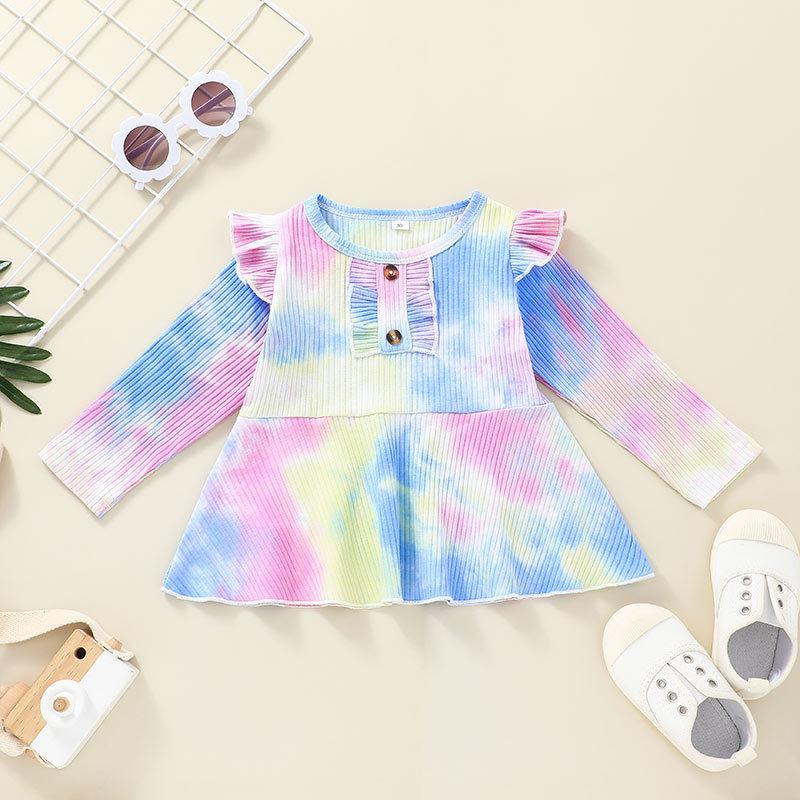 Children's Suit Long Sleeve Tee Pants Two-Piece Set