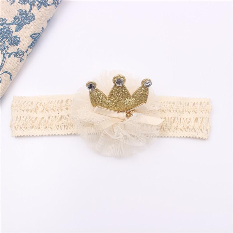Baby's Crown Flower Headdress Headband