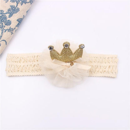 Baby's Crown Flower Headdress Headband