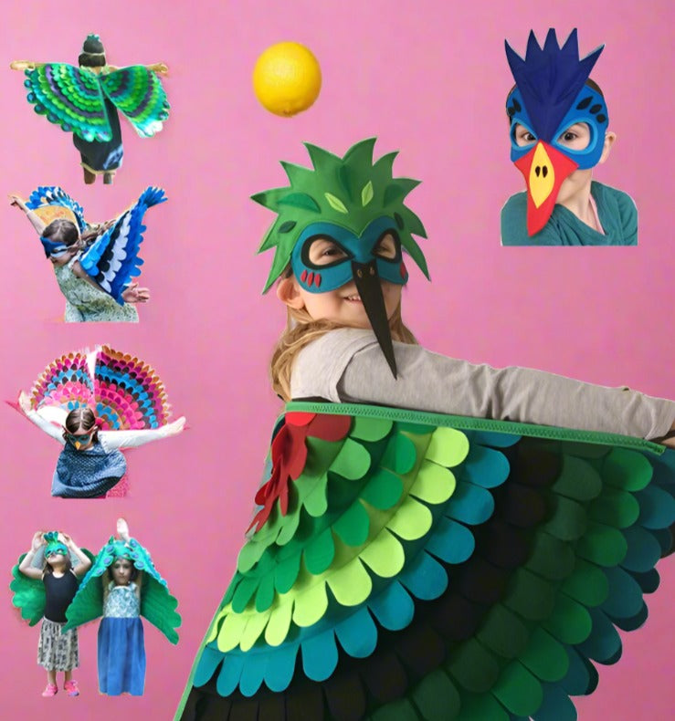 Felt Wings Evil Children Dress Up Wings for Halloween