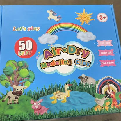 Air Dry Clay 50 Colors Modeling Clay for Kids