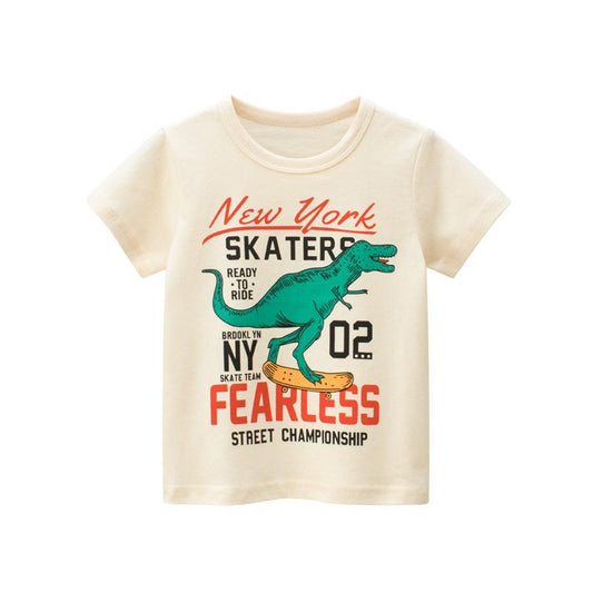 Dinosaur cartoon children's Short Sleeve T-Shirt