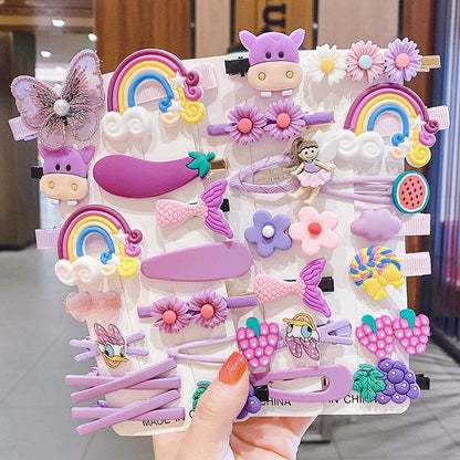 Children's Hairpin Set Colorful Hair Accessories