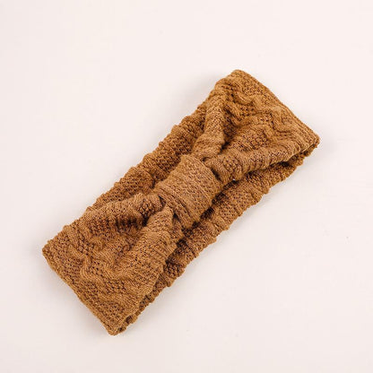 Kids Knitted Jacquard Baby Headband