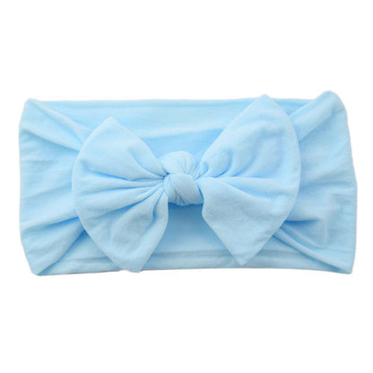 Children's Hair Accessories Nylon Bow Hair Band