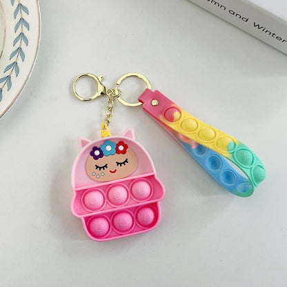 Mini Bag Pendant Keychain Decompression Toy
