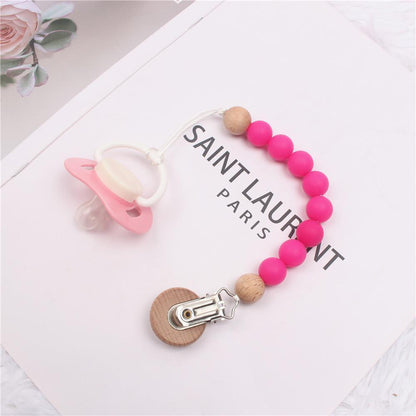 Soothing Nipple Chain Silicone Nipple Pendant Anti-falling Chain