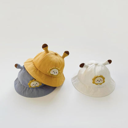 Baby Cartoon Sunscreen Fisherman Hat