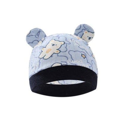 Binaural Printed Hat For Newborn Baby