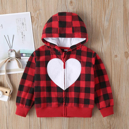 Children's Long Sleeve Zip Hooded Jacket