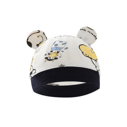 Binaural Printed Hat For Newborn Baby