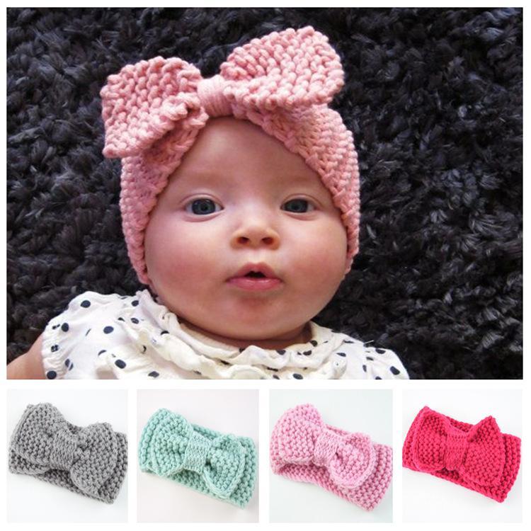 Kids Knitted Bow Hair Tape