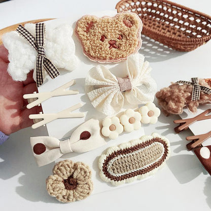 Bear Bow Children's Side Clip Hairpin
