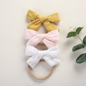 Baby Saliva Towel Nylon Headband Set