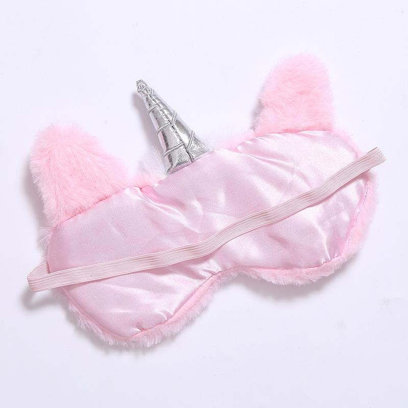 Unicorn Eye Patch Colorful Plush Eyeshade