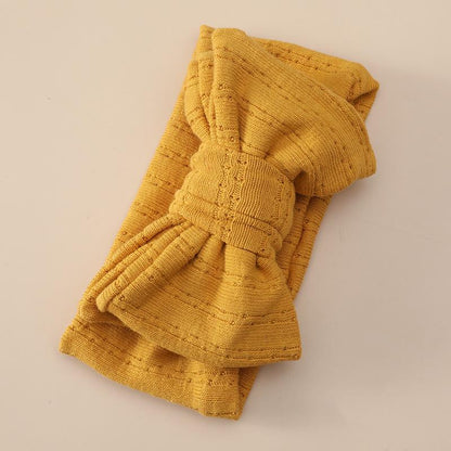 Children's DIY Double Bow Knit Headband