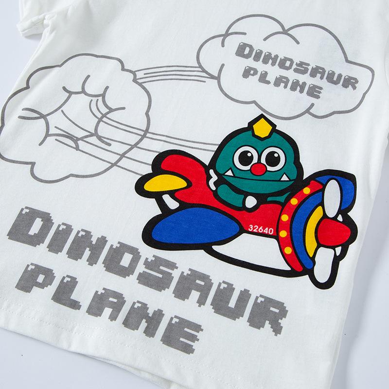 Children's short sleeved T-Shirt Medium and small children's cartoon top