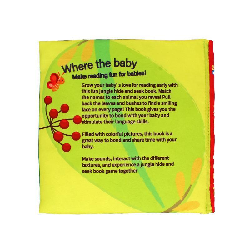 Baby Cloth Book, Stereoscopic Tail Can't Tear Books Toys