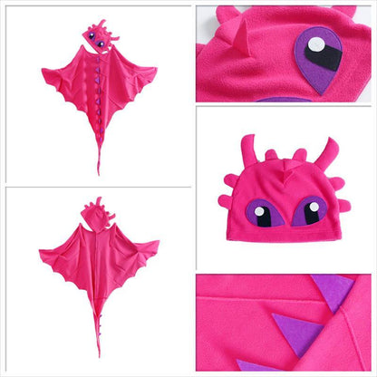 Dinosaur Cape Hat Mask Children Dress Up Halloween Cosplay