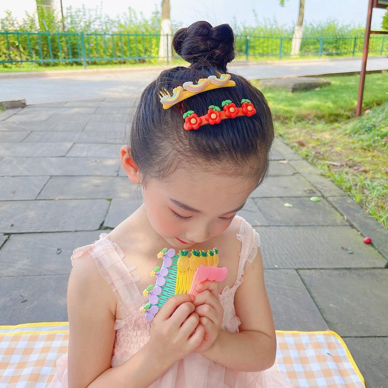 3pcs/set Broken Hair Comb Girl's Cute Hair Accessories
