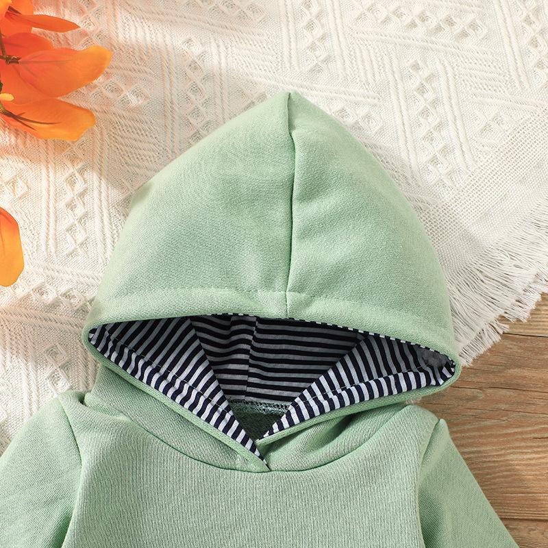 New Long Sleeve Cartoon Hooded Vests for Infants and Young Children