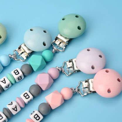 Soothing Pacifier Clip Silicone Teether Anti-drop Chain