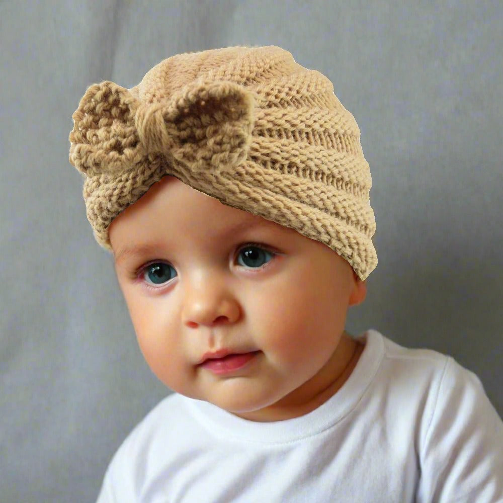 Children's Bow Wool Hat