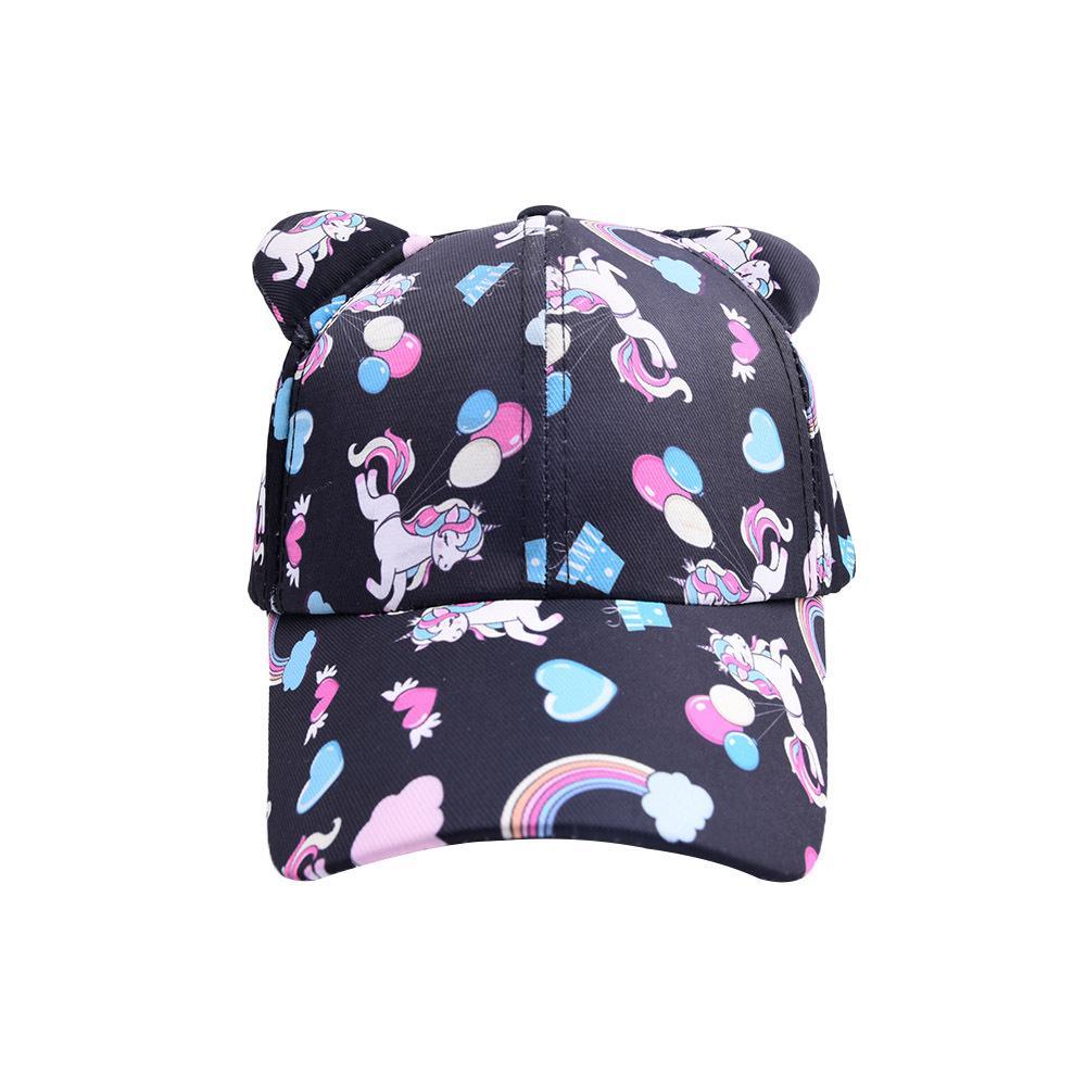 New Children's Unicorn Printed Baseball Cap