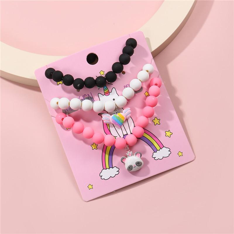 Children's Candy-colored Beaded Bracelet