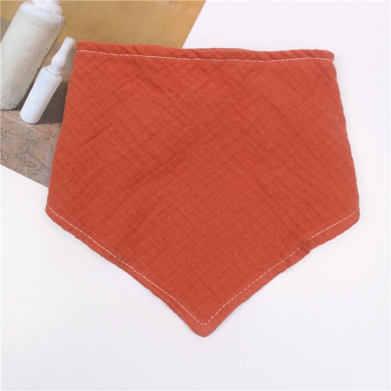 Children's Gauze Cotton Triangle Saliva Towel Baby Bib