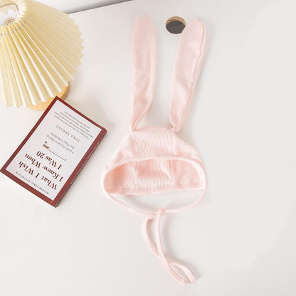 Baby Hat Rabbit Ear Strap Children's Pullover Hat