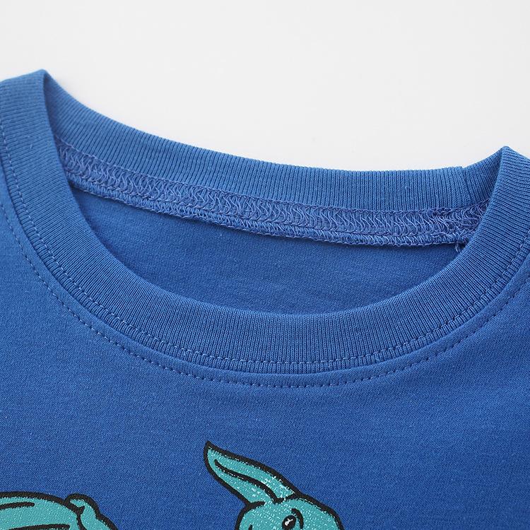 Boys' short sleeved children's cotton T-shirt